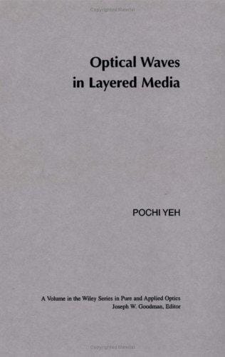 Optical waves in layered media