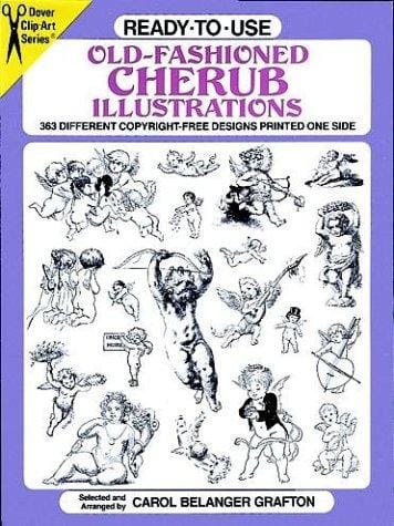 Ready-to-use old-fashioned cherub illustrations