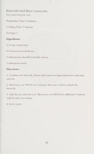 Mug meals cookbook