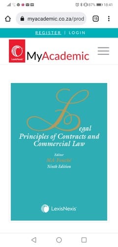 Legal Principles of Contracts and Commercial Law