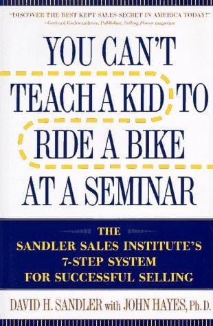 You can't teach a kid to ride a bike at a seminar