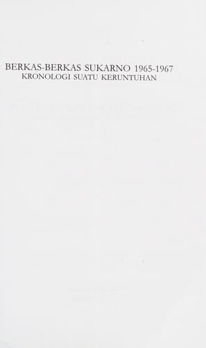 Berkas-berkas Sukarno, 1965-1967