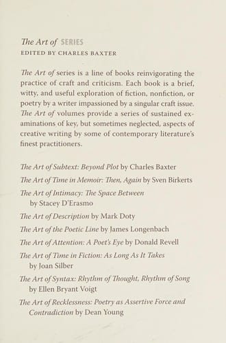 The art of syntax