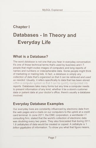 MySQL explained