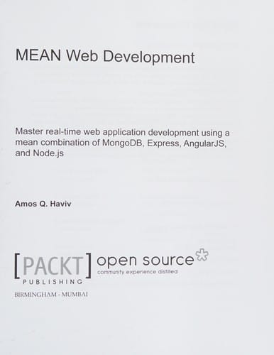 MEAN Web Development