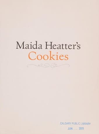 Maida Heatter's cookies
