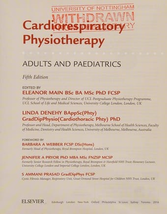 Cardiorespiratory Physiotherapy