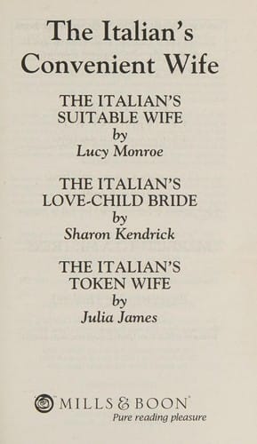 The Italian's Convenient Wife
