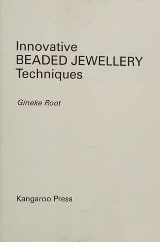 Innovative beaded jewellery techniques