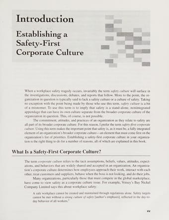 Establishing a safety-first corporate culture in your organization