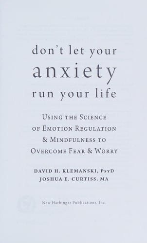 Don't Let Your Anxiety Run Your Life