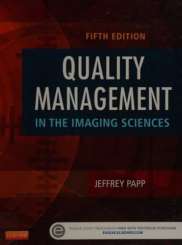 Quality management in the imaging sciences