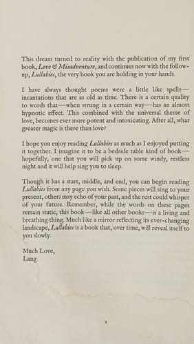 Lullabies