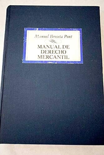 Manual de derecho mercantil