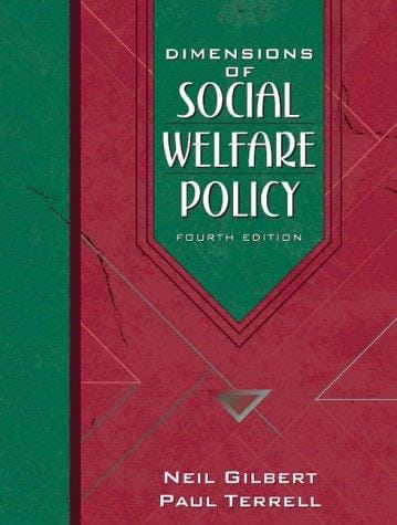 Dimensions of social welfare policy