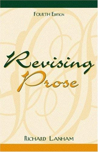 Revising prose