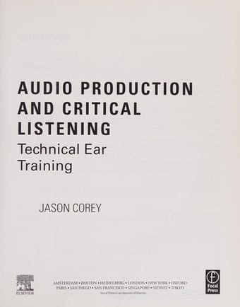 Audio production and critical listening