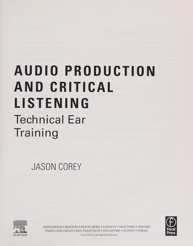 Audio production and critical listening