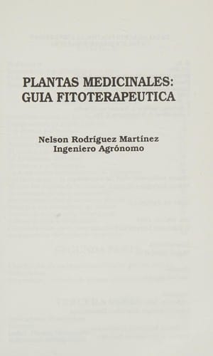 Plantas medicinales