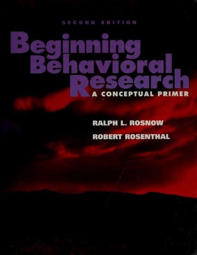 Beginning behavioral research