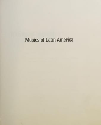 Musics of Latin America