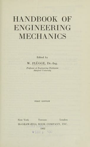 Handbook of engineering mechanics