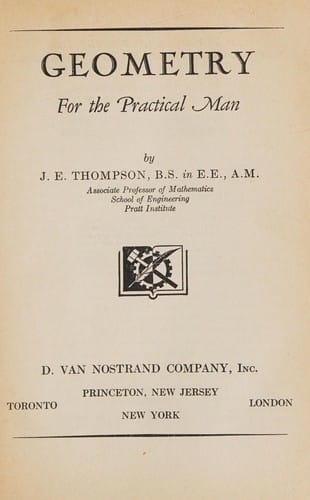 Geometry for the practical man