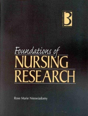 Foundations of nursing research
