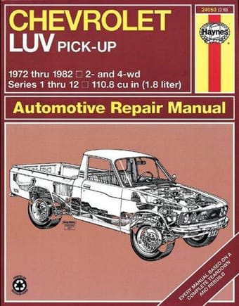 Chevrolet LUV automotive repair manual