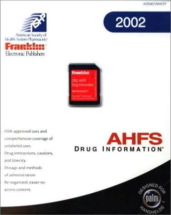 Ahfs Drug Information 2002