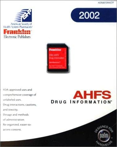 Ahfs Drug Information 2002