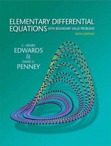 Elementary differential equations with boundary value problems