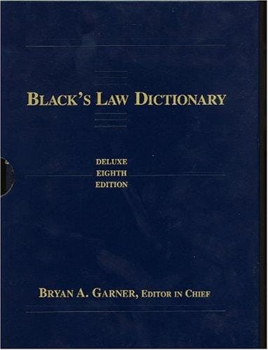 Black's Law Dictionary