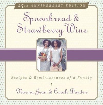 Spoonbread and strawberry wine
