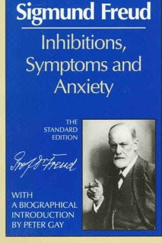 Hemmung, Symptom und Angst