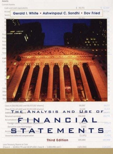 The analysis and use of financial statements
