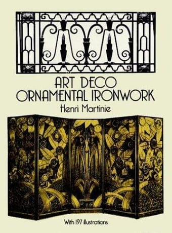 Art deco ornamental ironwork