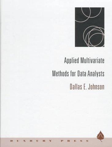 Applied multivariate methods for data analysts