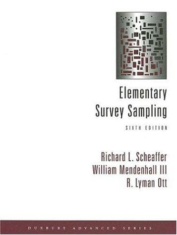 Elementary survey sampling