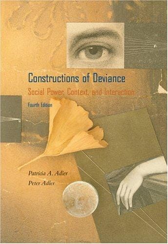 Constructions of deviance