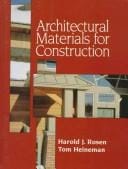 Architectural materials for construction