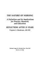 The nature of nursing