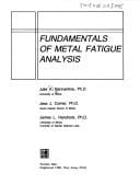 Fundamentals of metal fatigue analysis