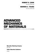 Advanced mechanics of materials