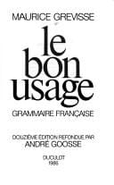 Le bon usage