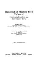 Handbook of machine tools