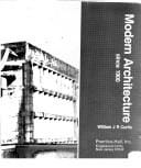 Modern architecture since 1900