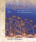 Algebra with trigonometry for college students