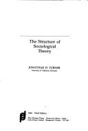 The structure of sociological theory