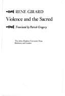 Violence et le sacré